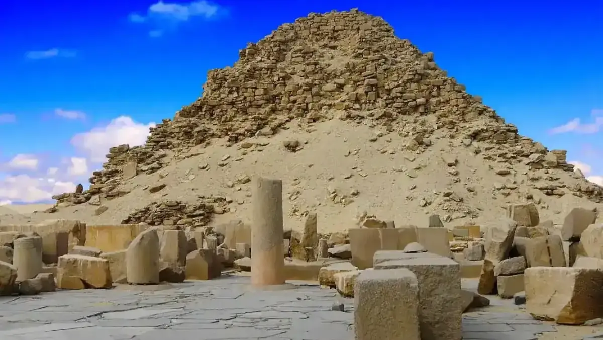 Pyramid of Sahure in Abusir