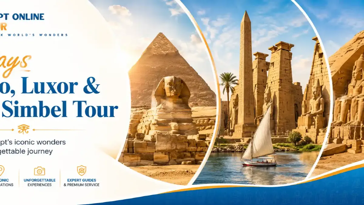 5 Days Cairo, Luxor & Abu Simbel Tour